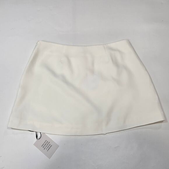 MORE TO COME Ember Mini Skirt in White - Picture 8 of 8